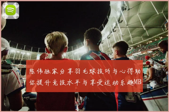 陈伟独家分享羽毛球技巧与心得助你提升竞技水平与享受运动乐趣MBA